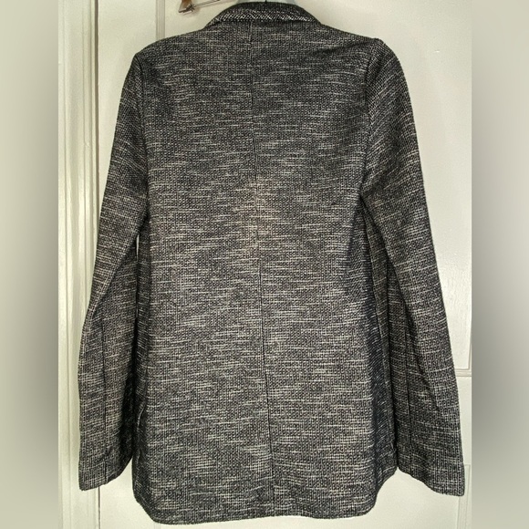 TOPSHOP Nordstrom NWT Marled Gray Open-Front Sweater - Picture 7 of 8
